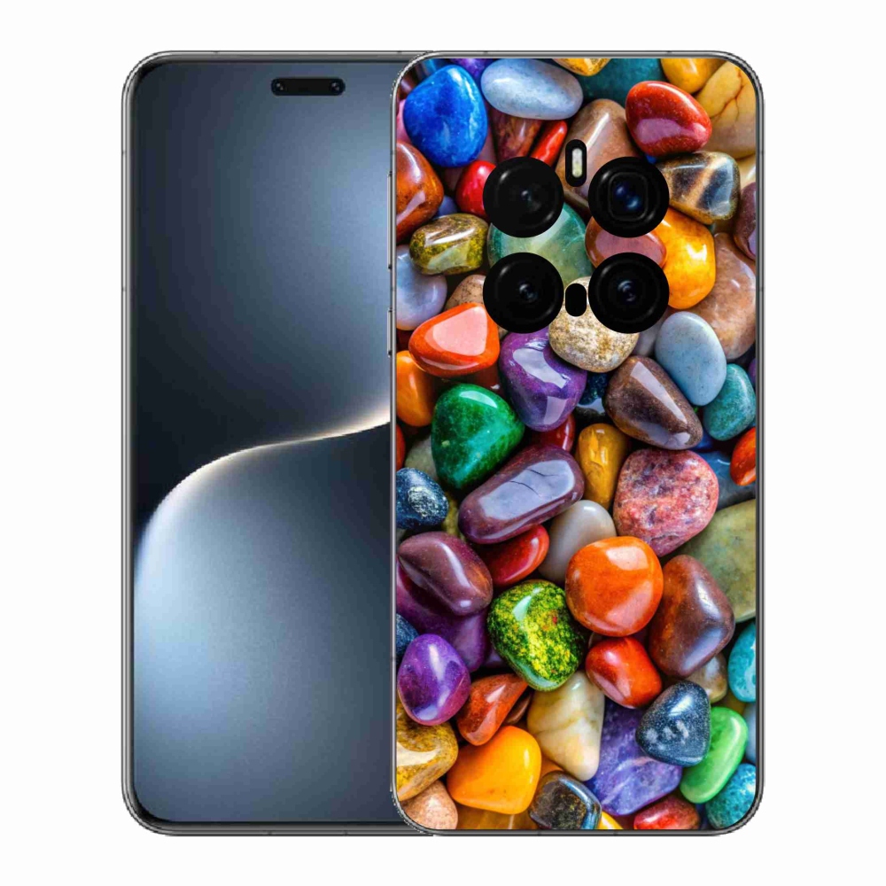 Zselés borítás mmCase a Honor Magic 7 Pro 5G készülékhez - színes strasszkövek