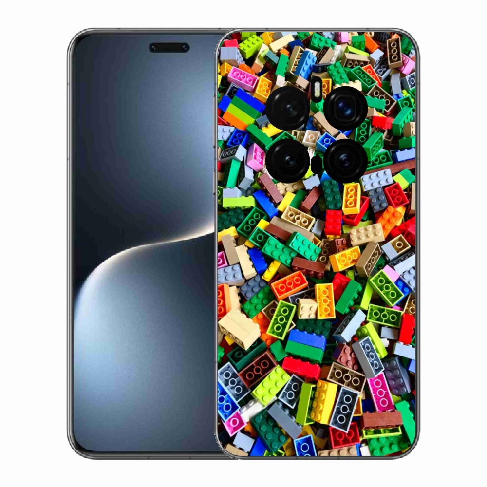 Zselés borítás mmCase a Honor Magic 7 Pro 5G számára - színes építőkockák