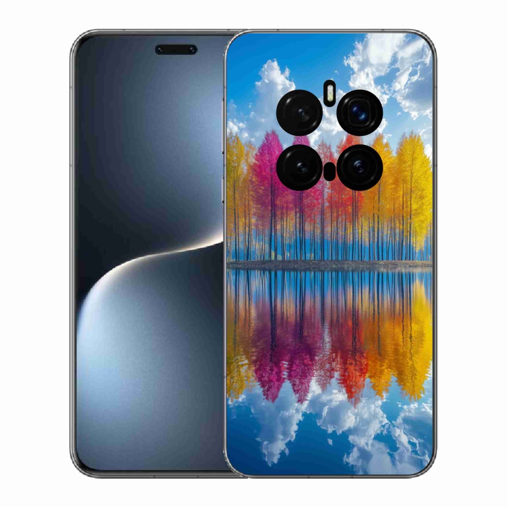 Gél borítás mmCase a Honor Magic 7 Pro 5G számára - színes fák