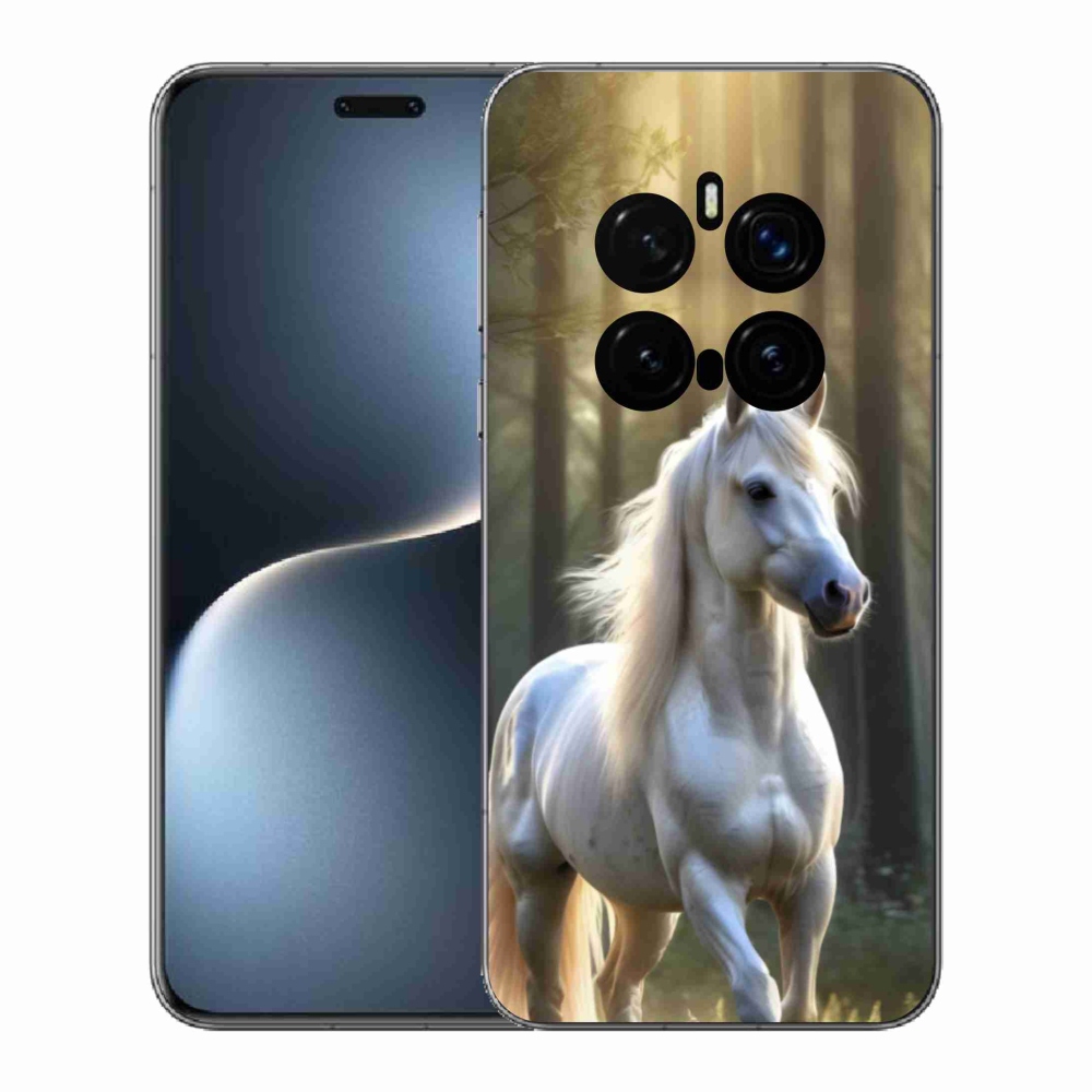 Gél borítás mmCase a Honor Magic 7 Pro 5G készülékhez - fehér ló 3