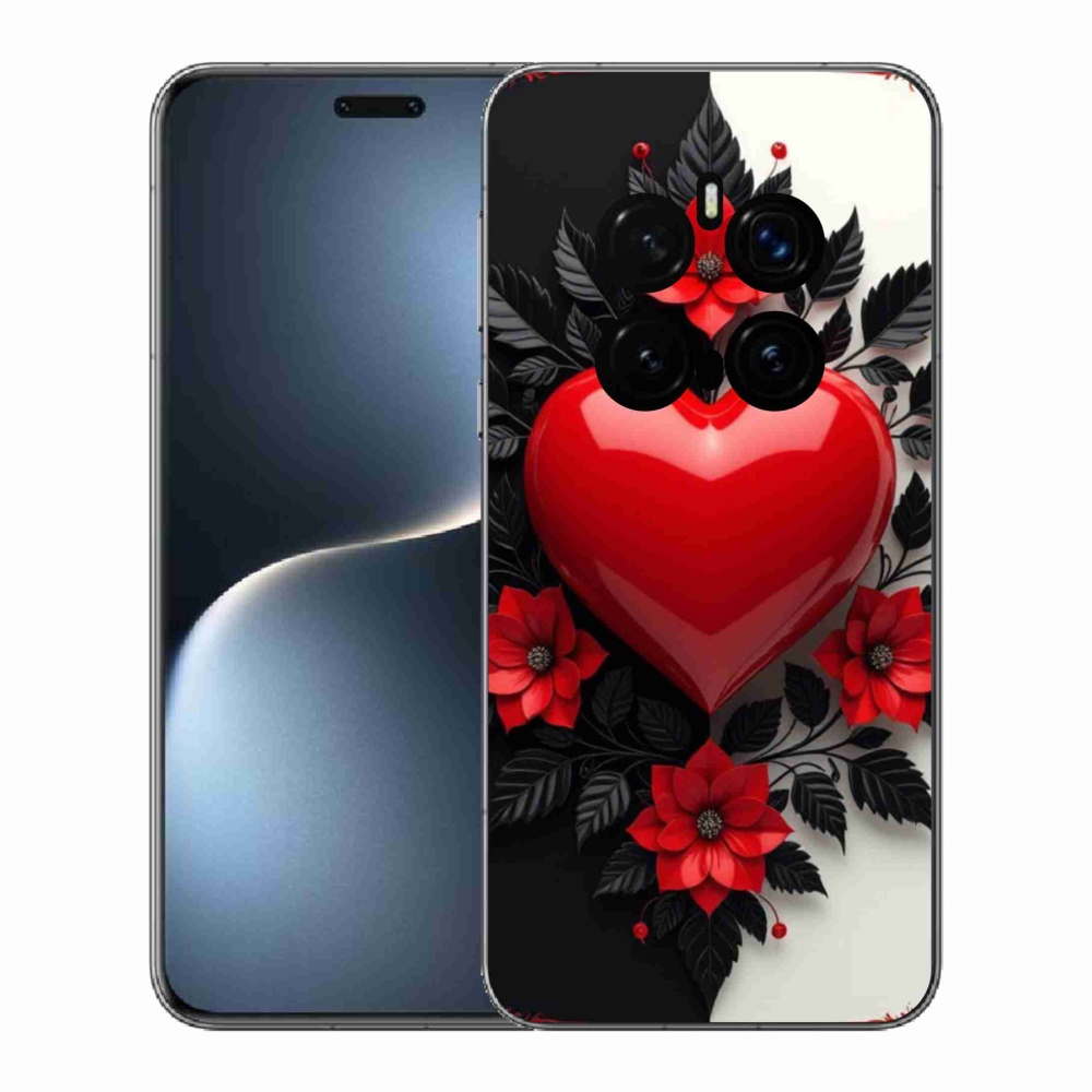 Gél borítás mmCase a Honor Magic 7 Pro 5G készülékhez - piros szív