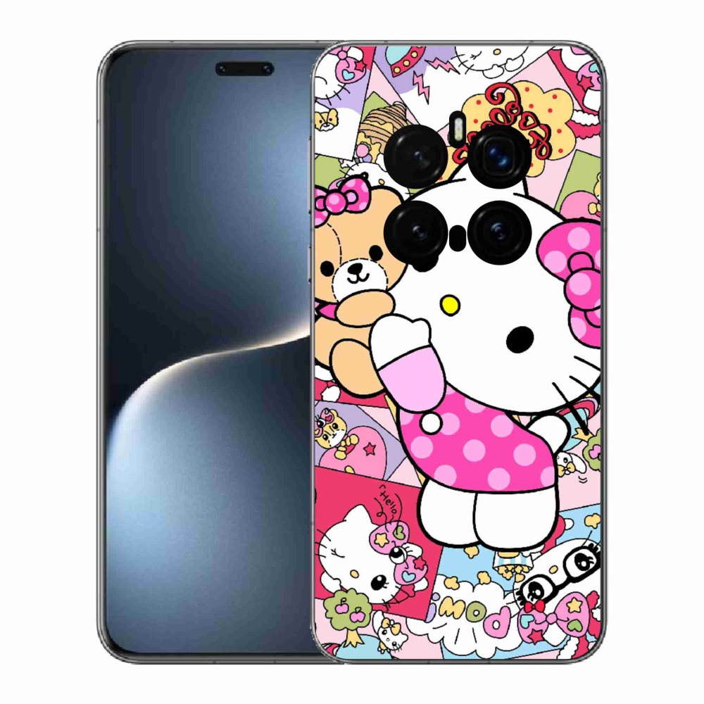 mmCase gél tok az Honor Magic 7 Pro 5G-hez – aranyos cica