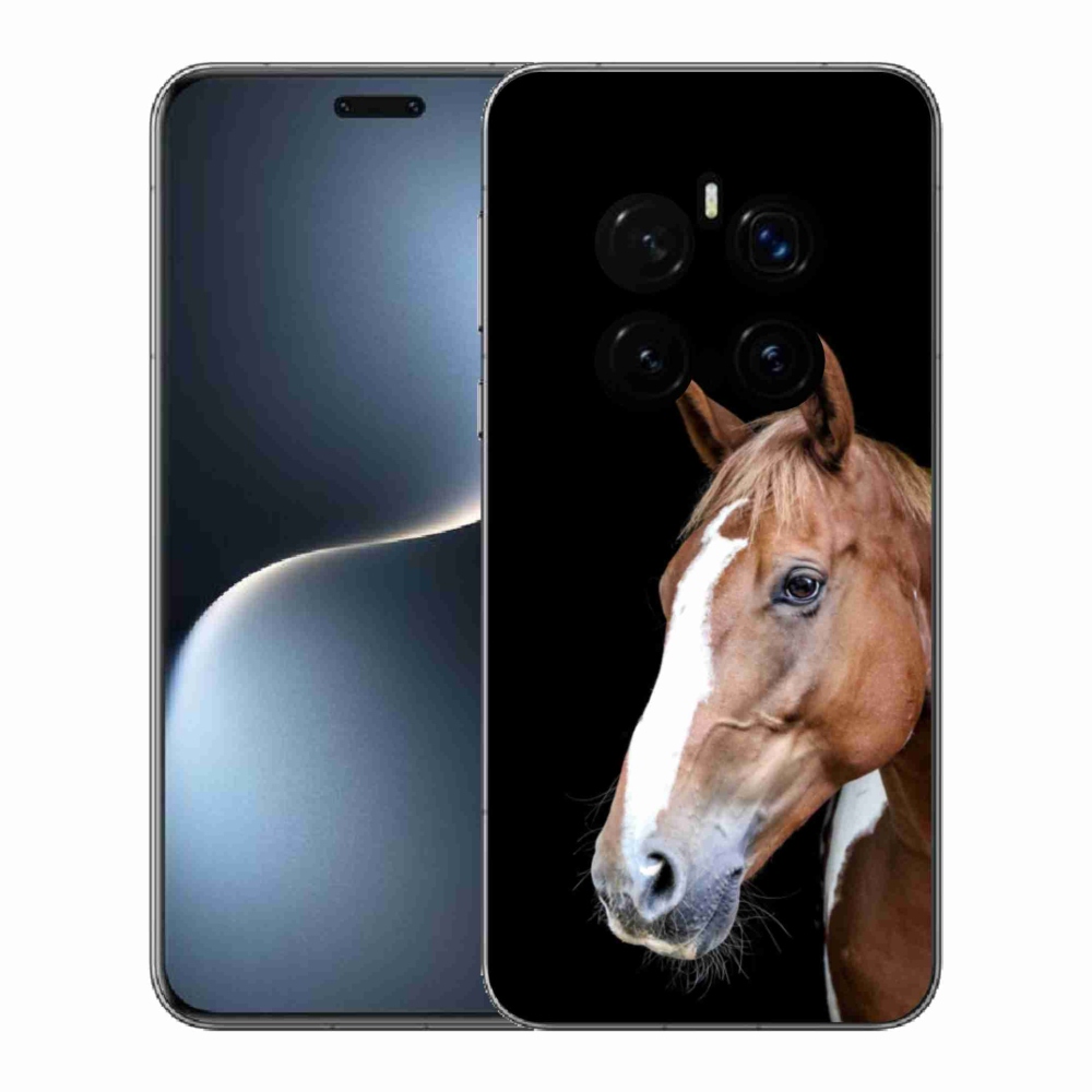 Zselés borítás mmCase Honor Magic 7 Pro 5G - barna ló 3