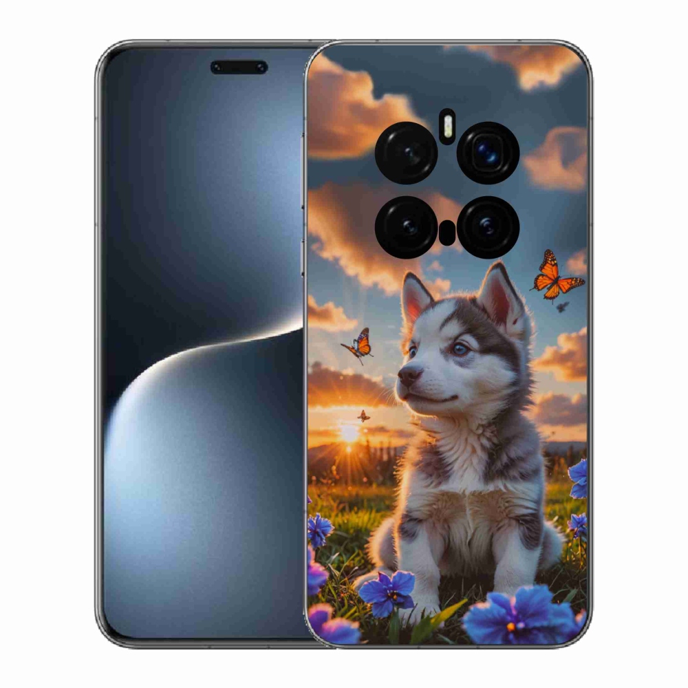 mmCase gél tok az Honor Magic 7 Pro 5G-hez – husky naplementekor