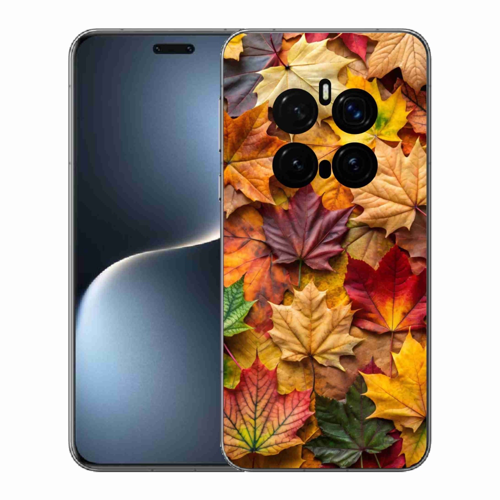 Zselés borítás mmCase a Honor Magic 7 Pro 5G készülékhez - juharlevelek 2
