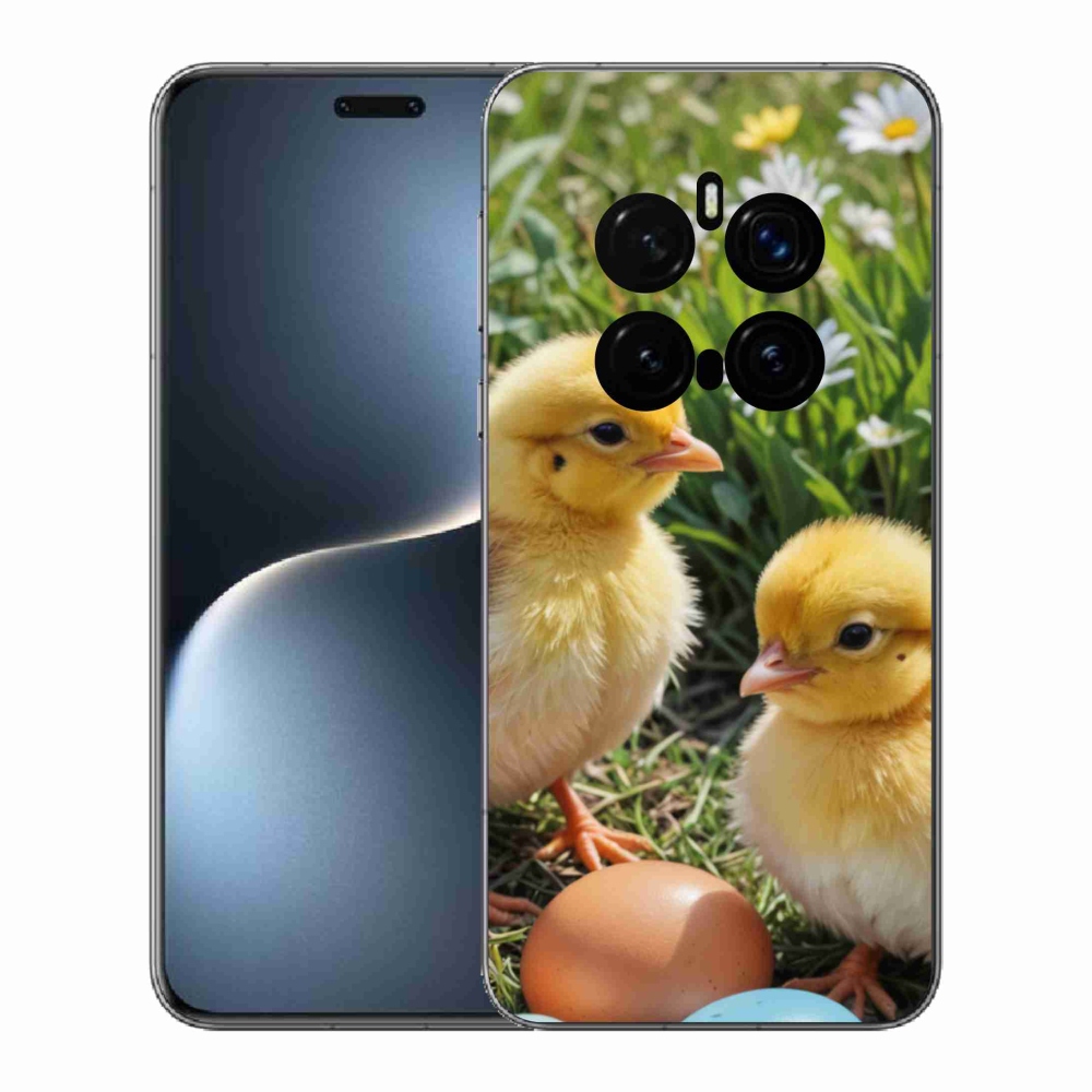 Gél borítás mmCase a Honor Magic 7 Pro 5G készülékhez - csirkék