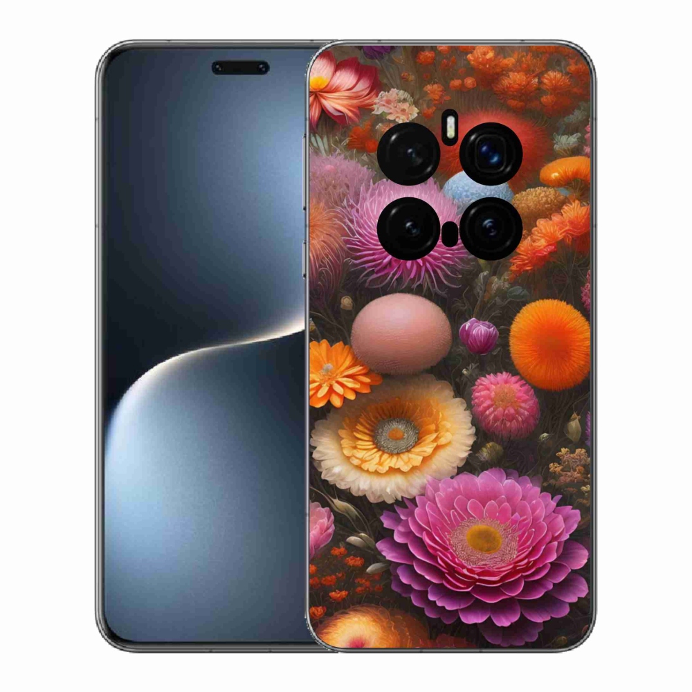 Gél borító mmCase a Honor Magic 7 Pro 5G számára - virágos kompozíció