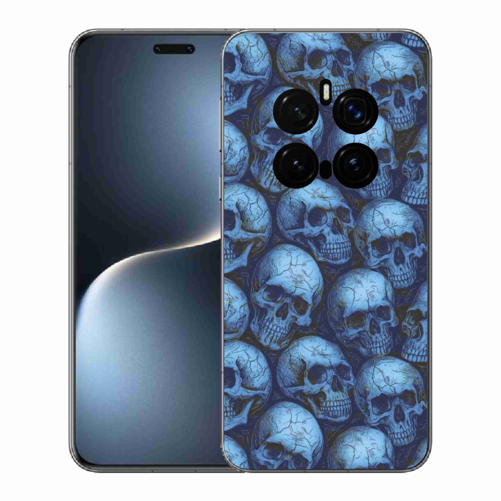 Zselés borítás mmCase a Honor Magic 7 Pro 5G készülékhez - koponyák