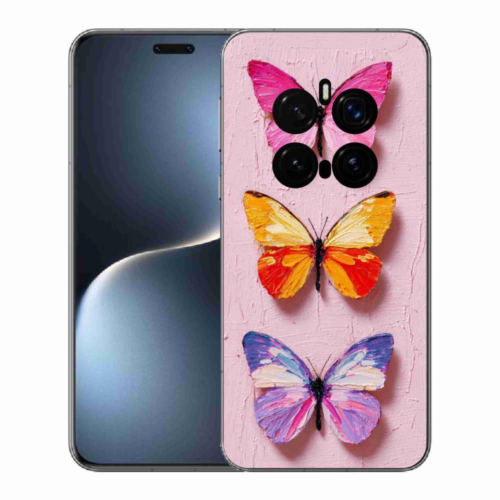 Gél borítás mmCase a Honor Magic 7 Pro 5G számára - pillangó szentháromság