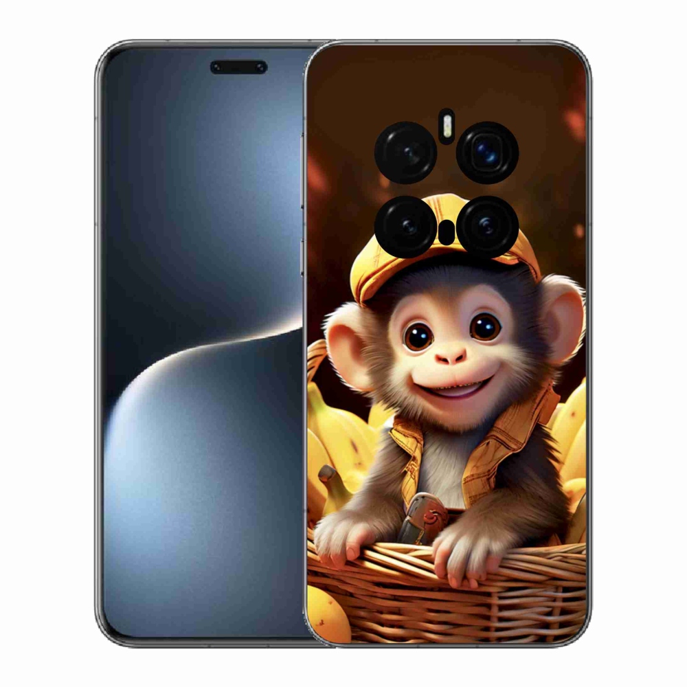mmCase gél tok az Honor Magic 7 Pro 5G-hez – majom a kosárban