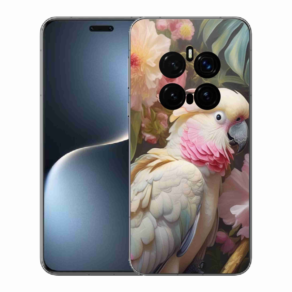 Gél borítás mmCase a Honor Magic 7 Pro 5G készülékhez - papagáj kakadu rózsaszín 2