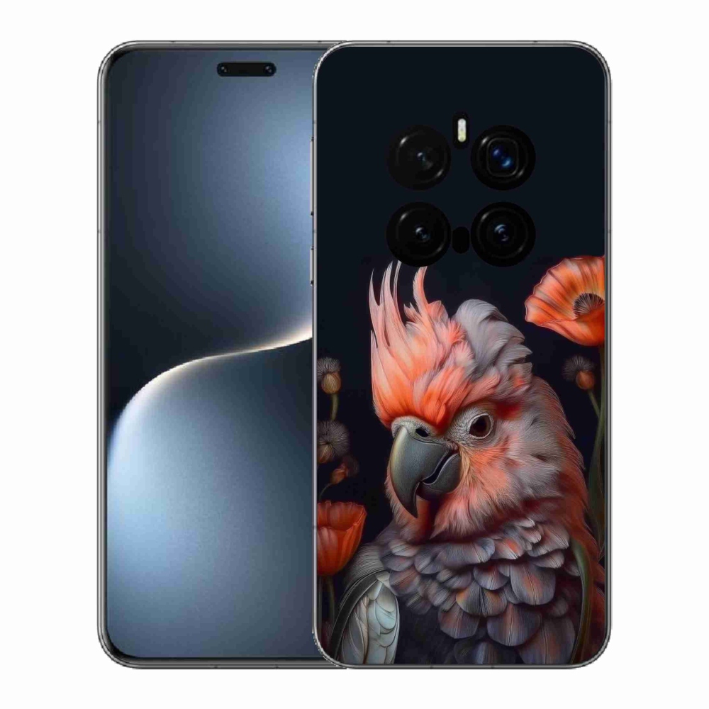 mmCase gél tok az Honor Magic 7 Pro 5G-hez – színes kakadu papagáj