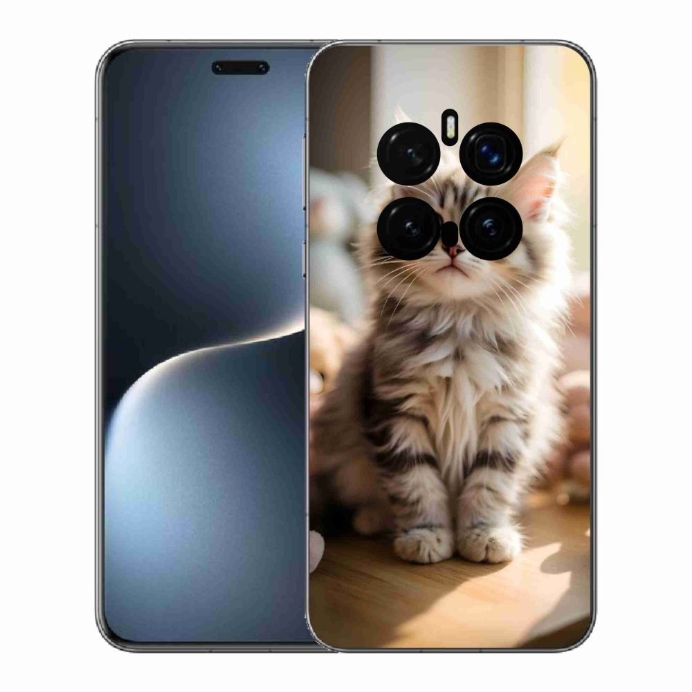 mmCase gél tok az Honor Magic 7 Pro 5G-hez – aranyos cica 10