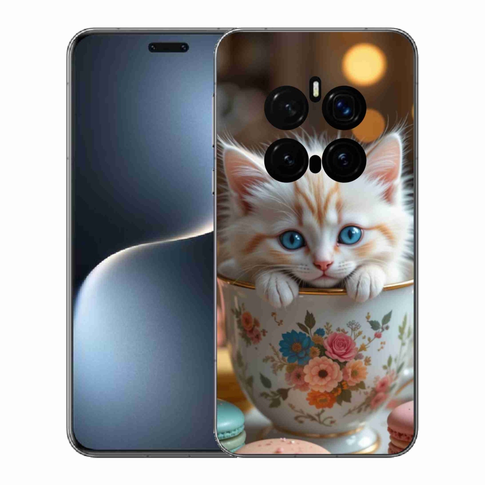 Gél borítás mmCase a Honor Magic 7 Pro 5G számára - aranyos cica 6