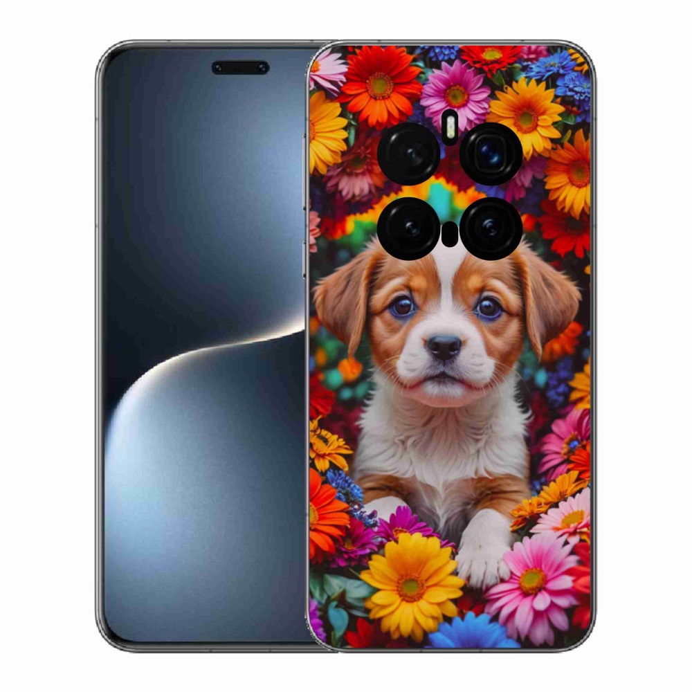 Gél borítás mmCase a Honor Magic 7 Pro 5G számára - aranyos kiskutya