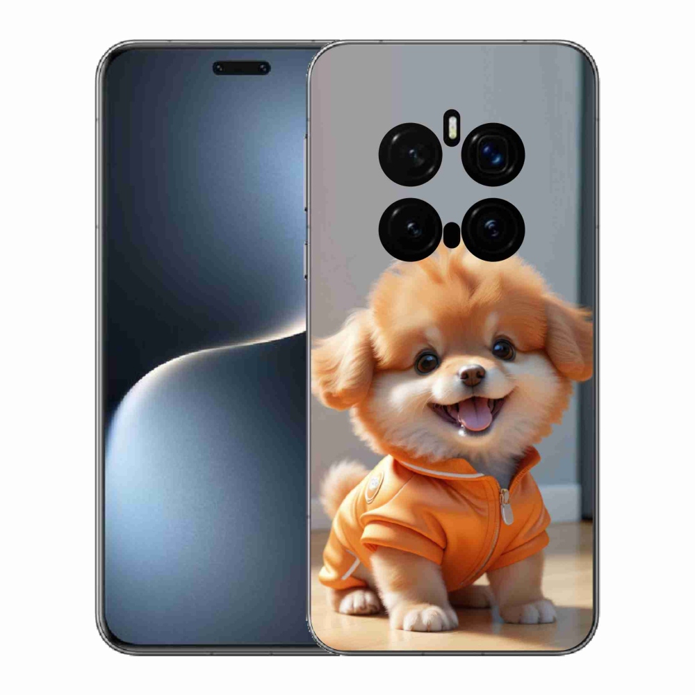 mmCase gél tok az Honor Magic 7 Pro 5G-hez – aranyos pomerániai pulóverben