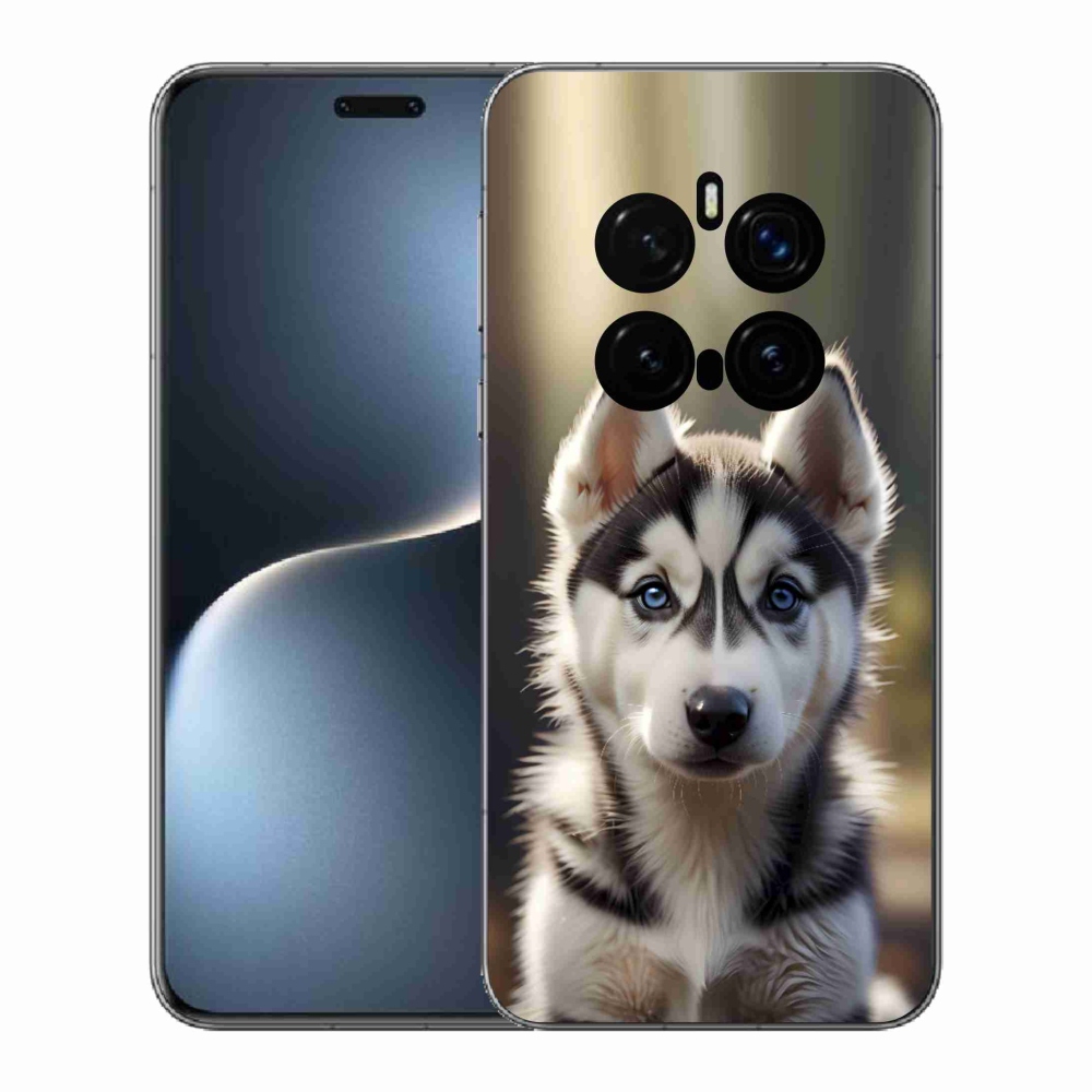 mmCase gél tok az Honor Magic 7 Pro 5G-hez – aranyos szibériai husky