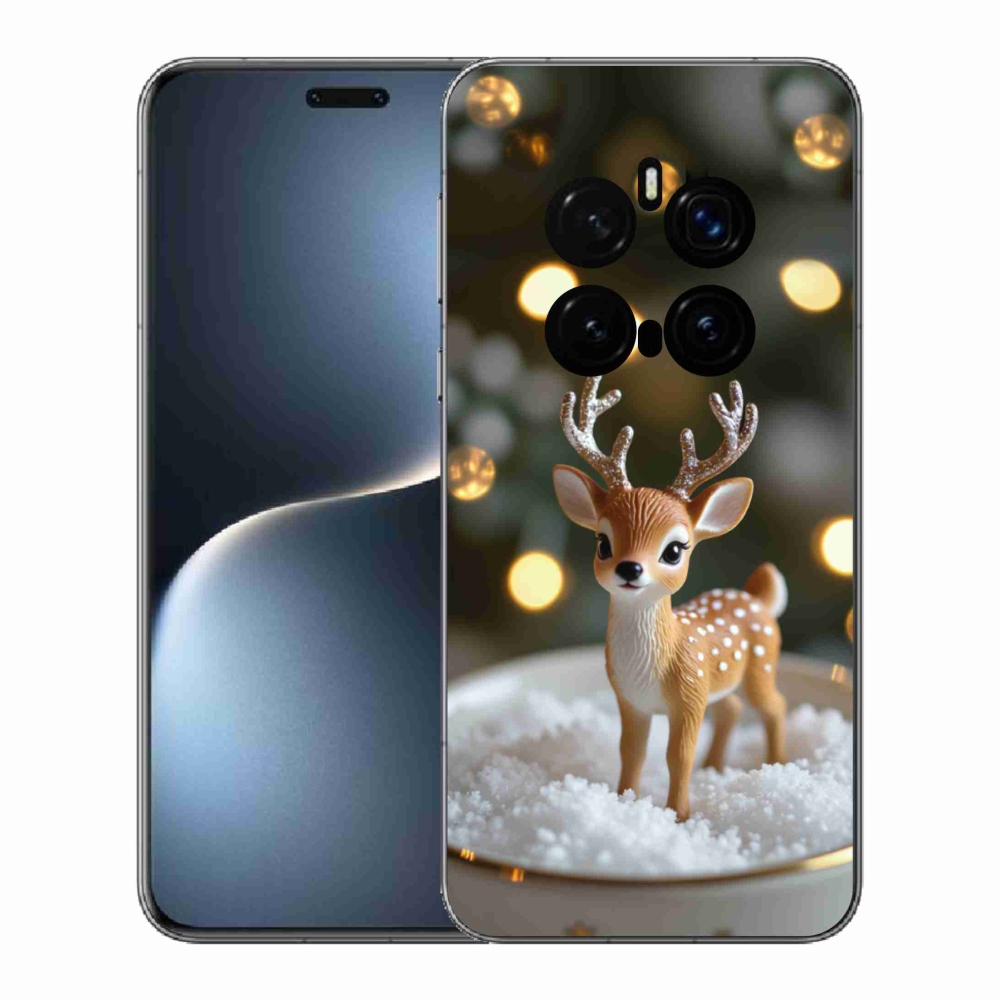 mmCase gél tok az Honor Magic 7 Pro 5G-hez – aranyos karácsonyi szarvas