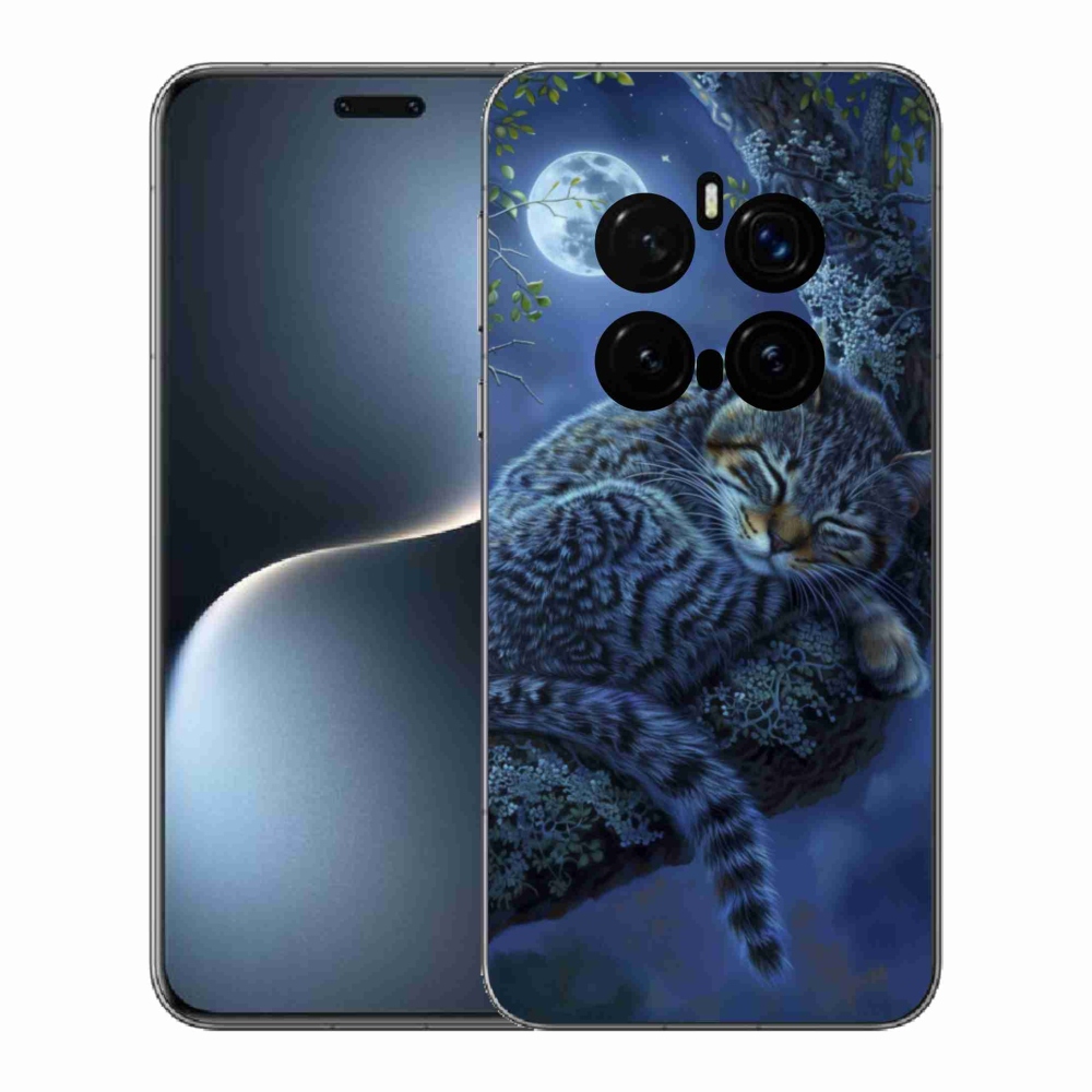 Gél borítás mmCase a Honor Magic 7 Pro 5G készülékhez - alvó macska