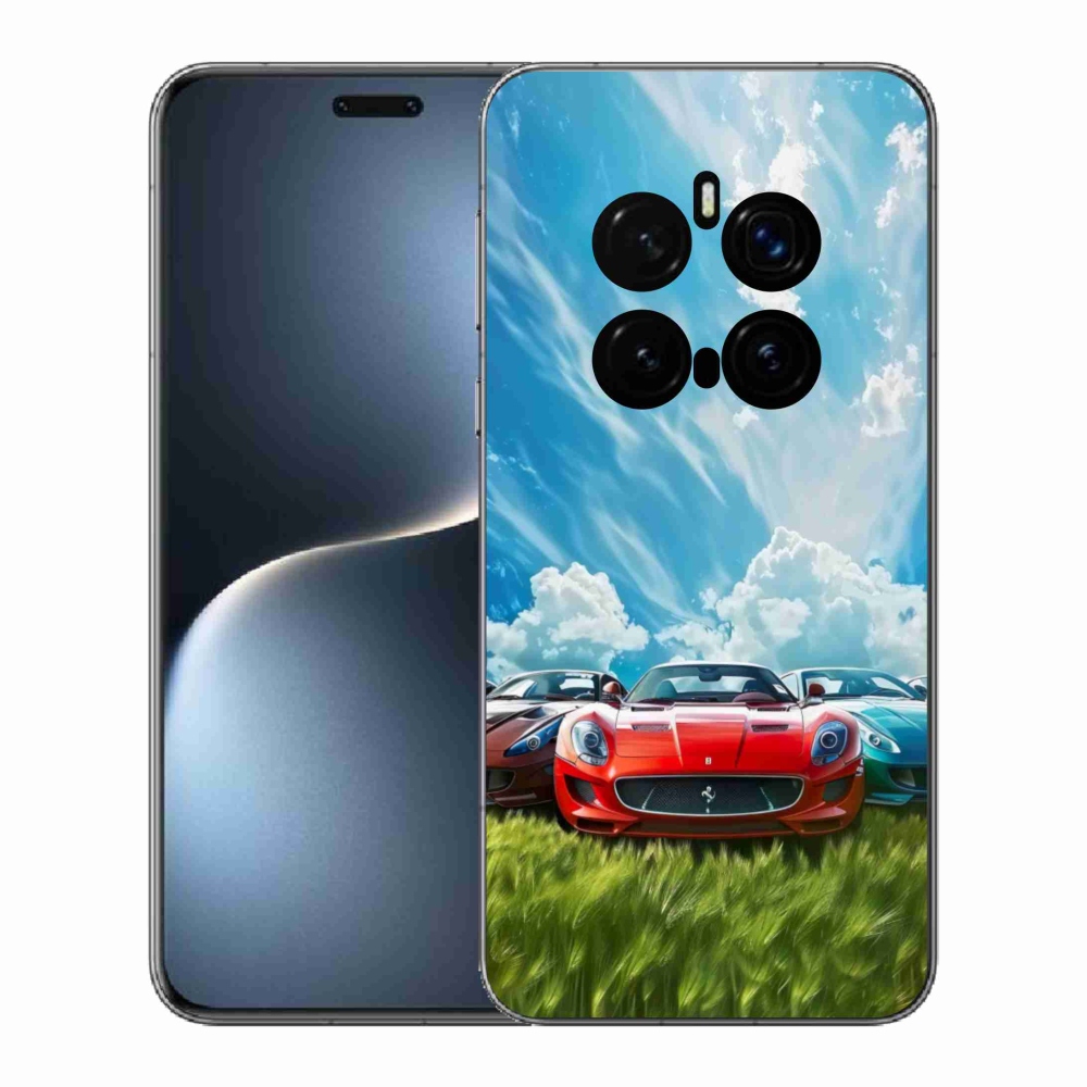 Zselés borítás mmCase a Honor Magic 7 Pro 5G számára - sportkocsik