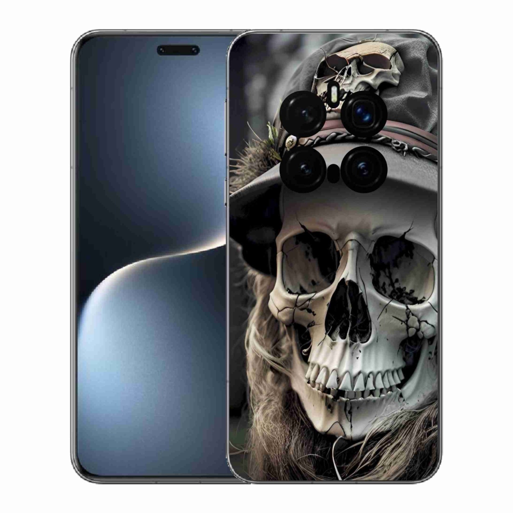 Zselés borítás mmCase a Honor Magic 7 Pro 5G készülékhez - sötét koponya
