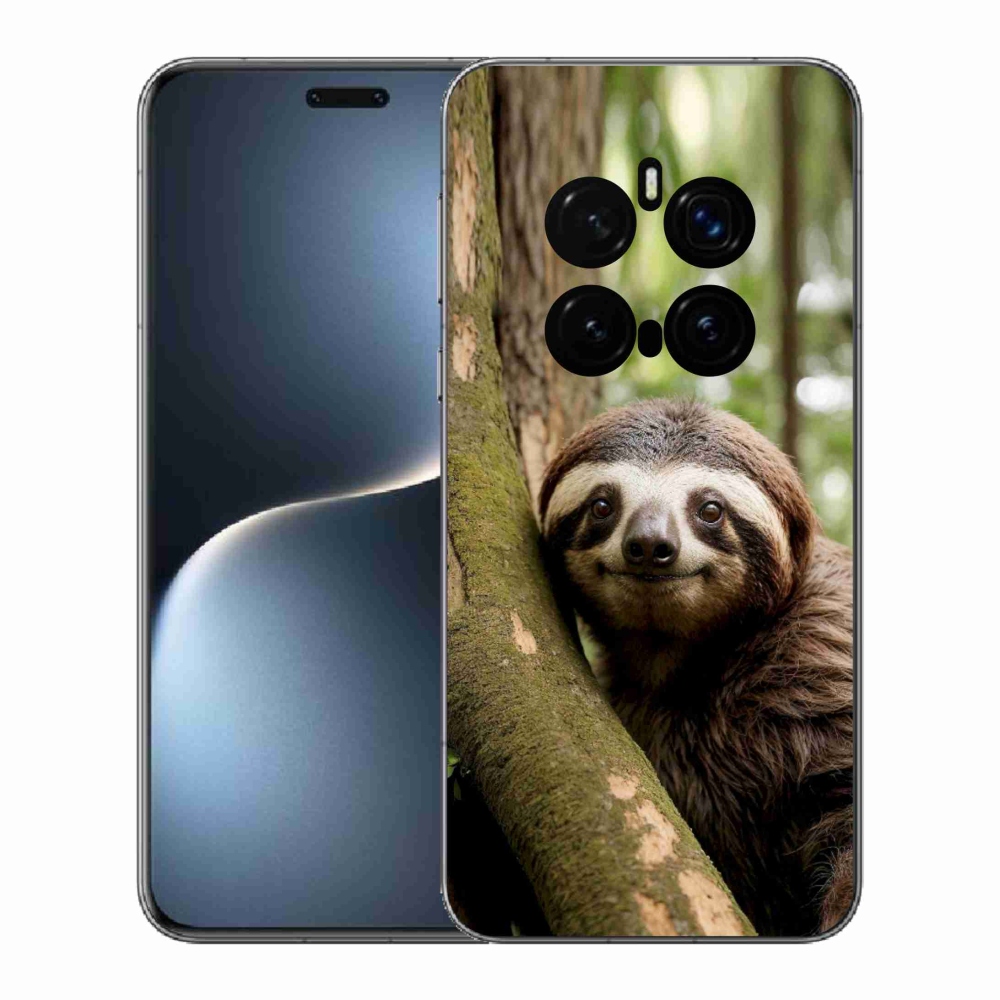 mmCase gél tok az Honor Magic 7 Pro 5G-hez – mosolygós lajhár