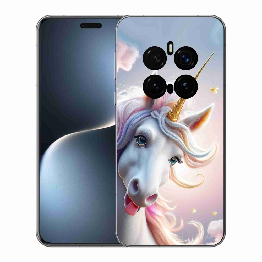 mmCase gél tok az Honor Magic 7 Pro 5G-hez – vidám egyszarvú