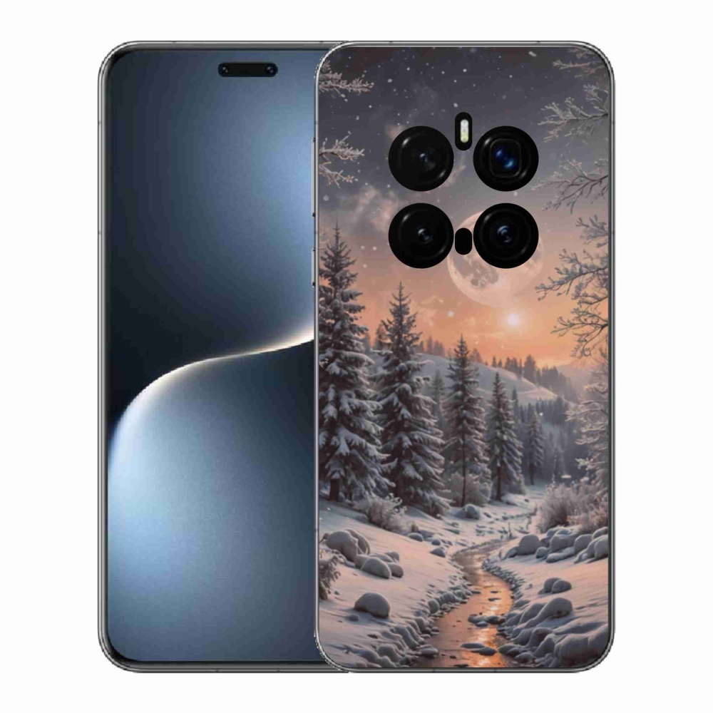 Gél borítás mmCase a Honor Magic 7 Pro 5G számára - téli táj 2