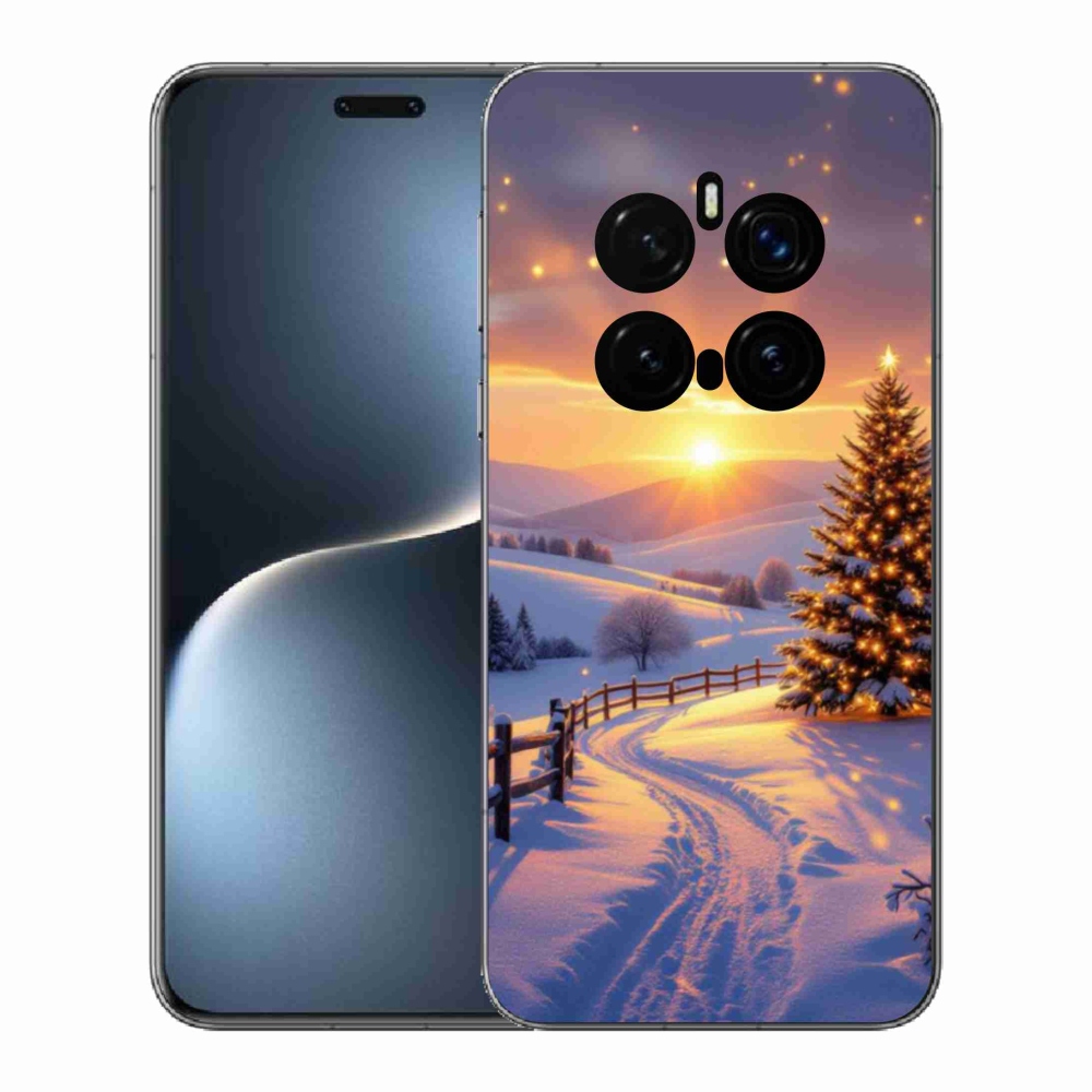 Gél borítás mmCase a Honor Magic 7 Pro 5G számára - téli tájkép