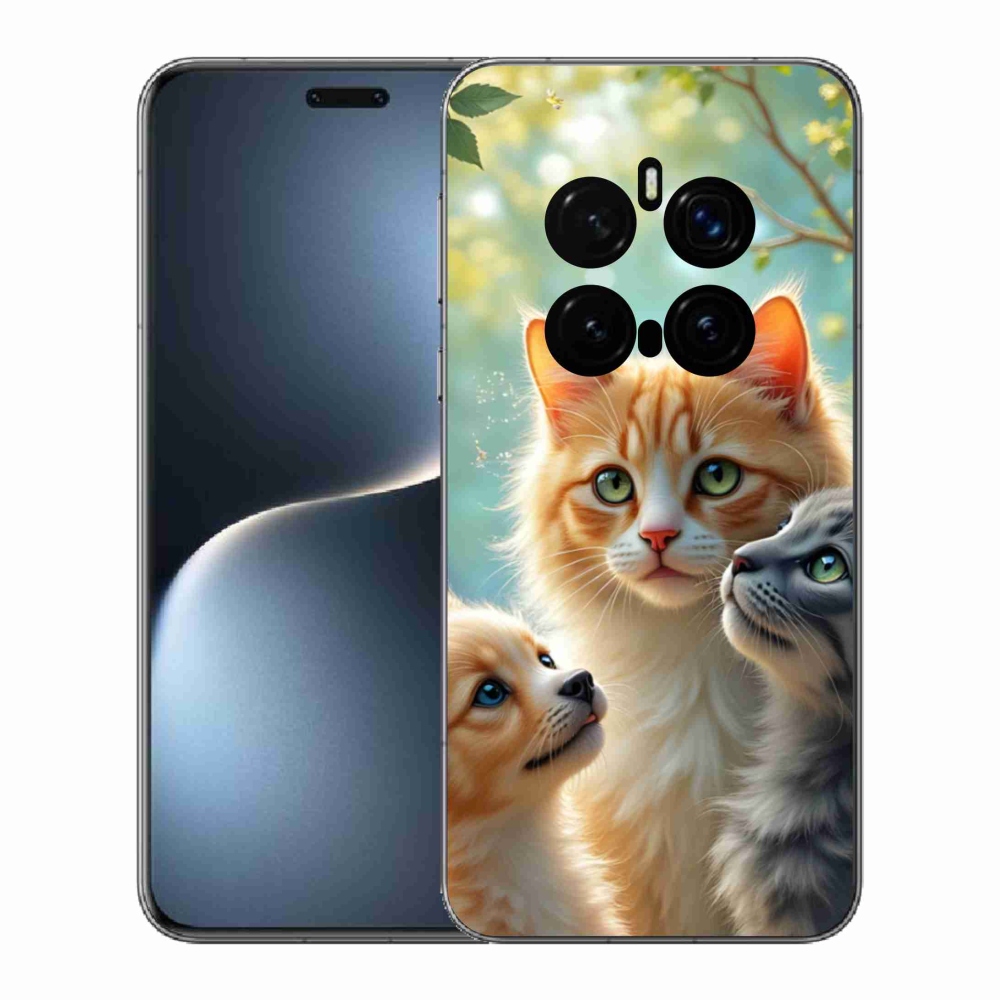 Gél borítás mmCase a Honor Magic 7 Pro 5G számára - állatbarátság 2