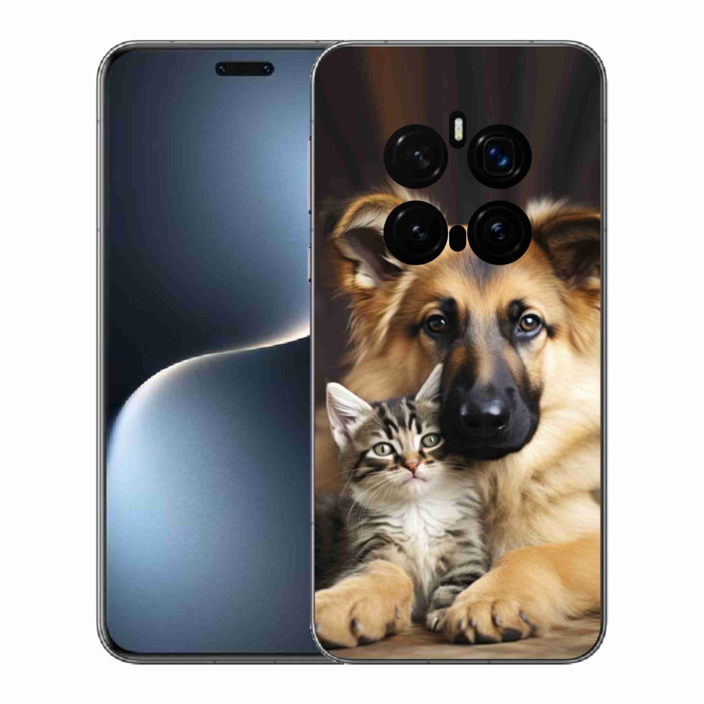 Gél borítás mmCase a Honor Magic 7 Pro 5G számára - állatbarátság