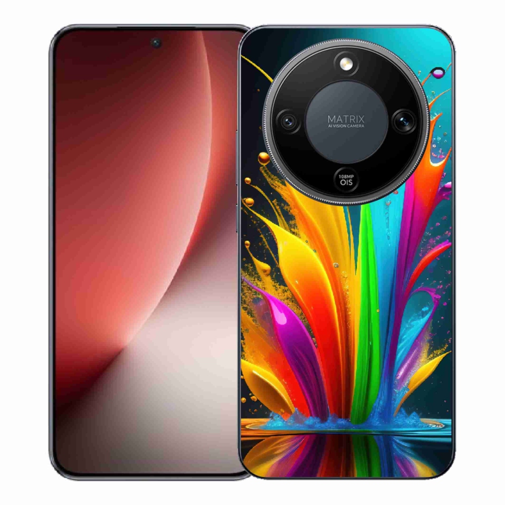 Zselés borítás mmCase a Honor Magic 8 Lite 5G számára - absztrakt motívum 1