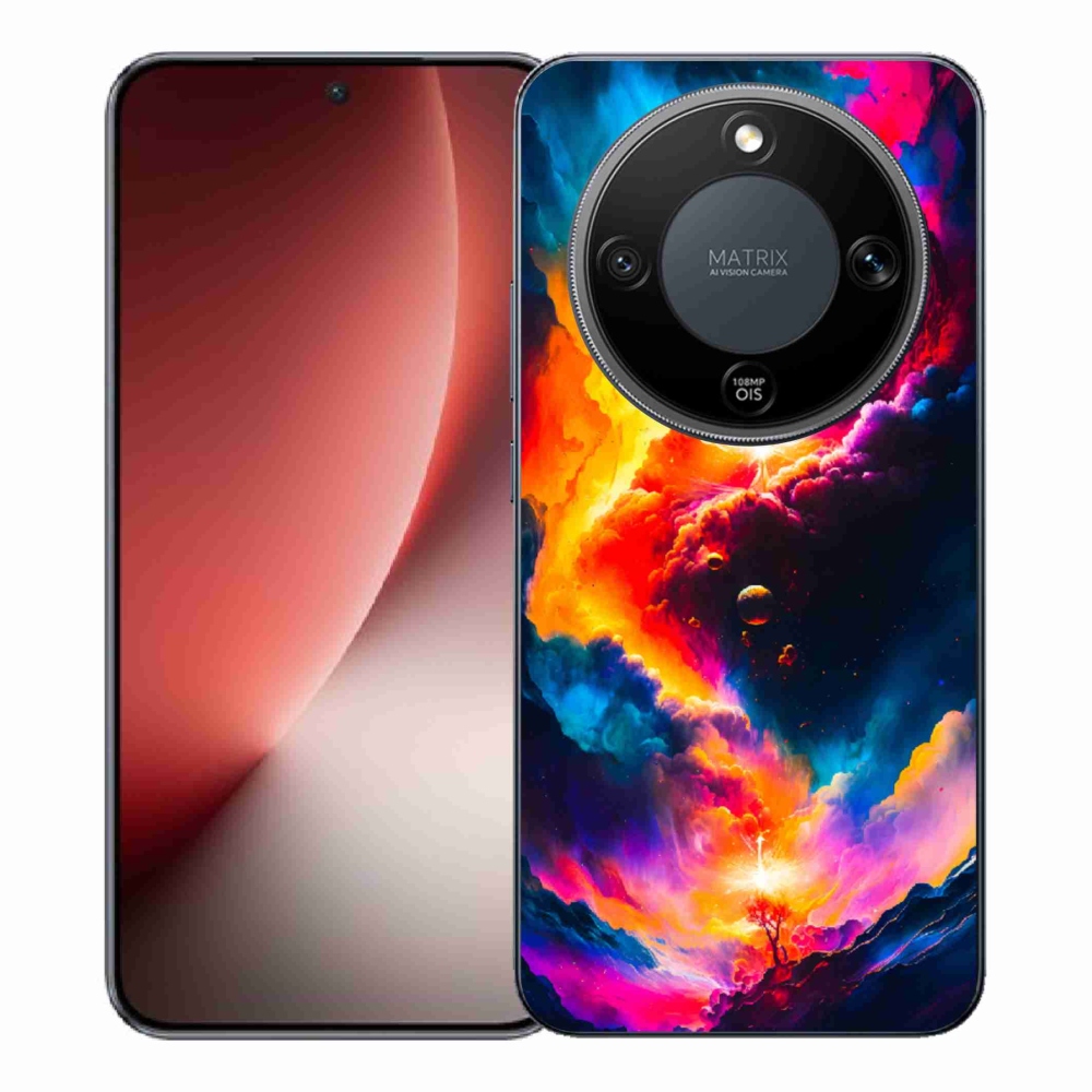 Gél borítás mmCase a Honor Magic 8 Lite 5G számára - absztrakt motívum