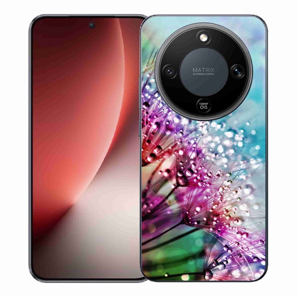 Gél borító mmCase a Honor Magic 8 Lite 5G számára - színes virágok