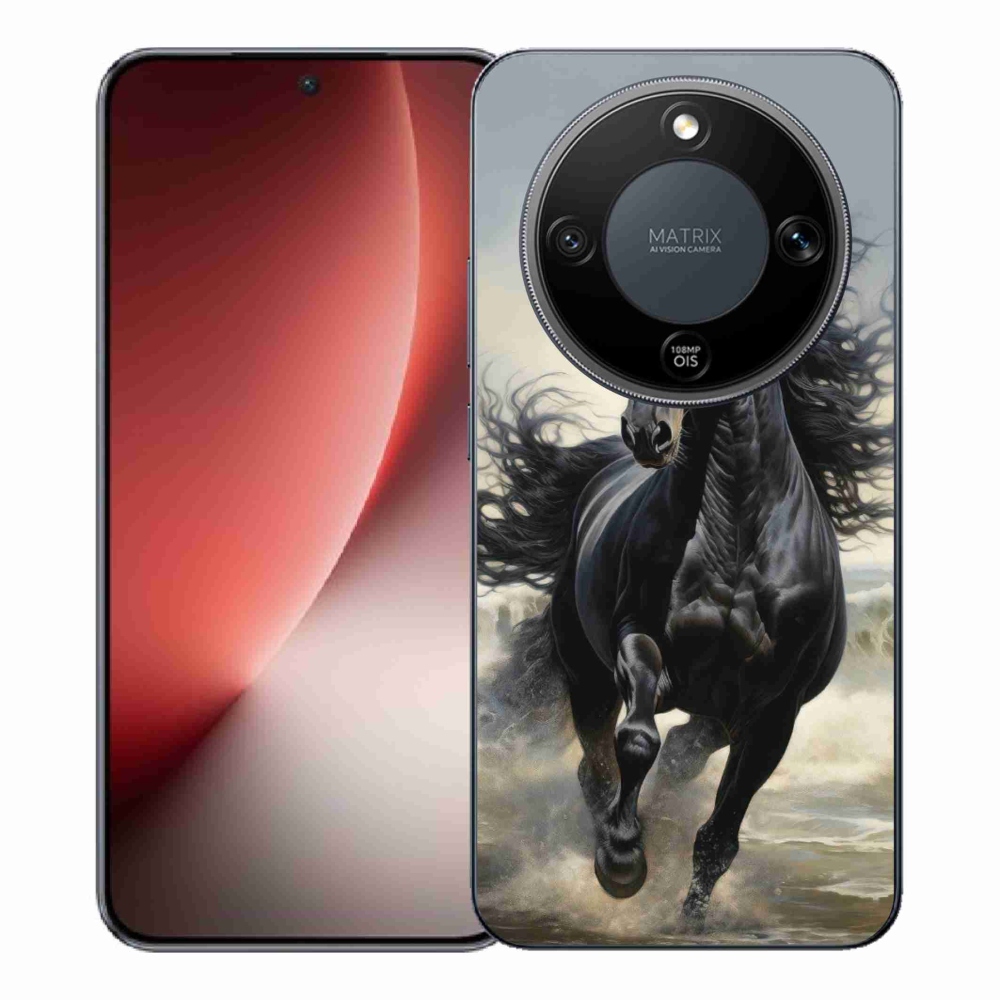 mmCase géltok az Honor Magic 8 Lite 5G-hez – futó fekete ló