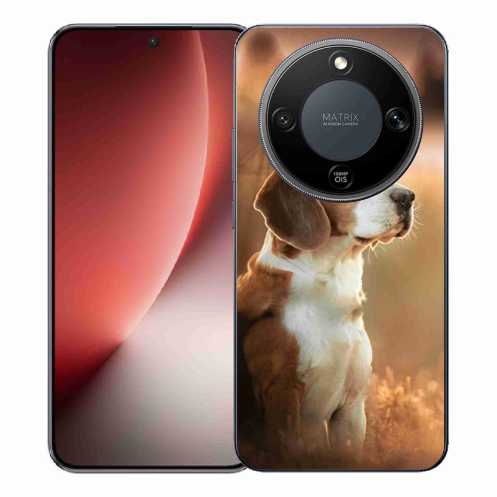 Zselés borítás mmCase a Honor Magic 8 Lite 5G készülékhez - bézs színű