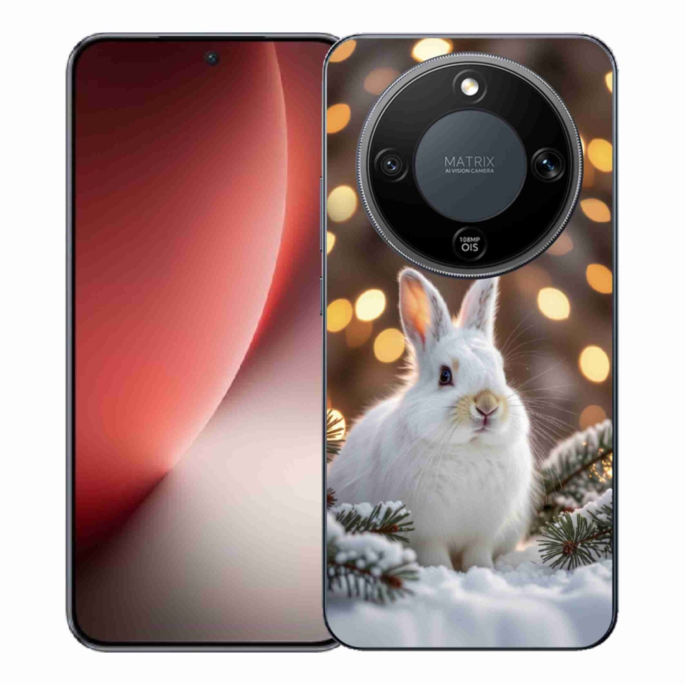 mmCase géltok az Honor Magic 8 Lite 5G-hez – fehér nyúl
