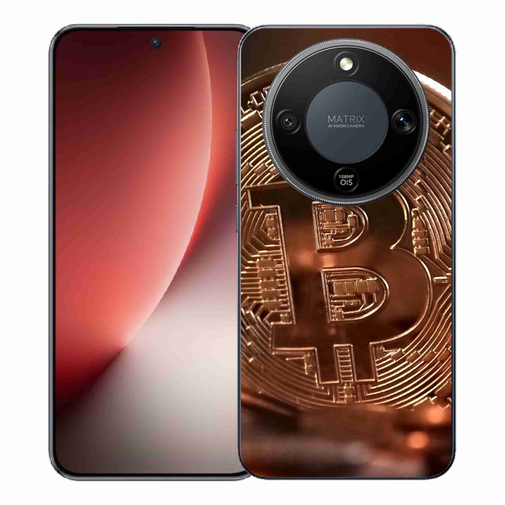 Gél borítás mmCase a Honor Magic 8 Lite 5G számára - bitcoin