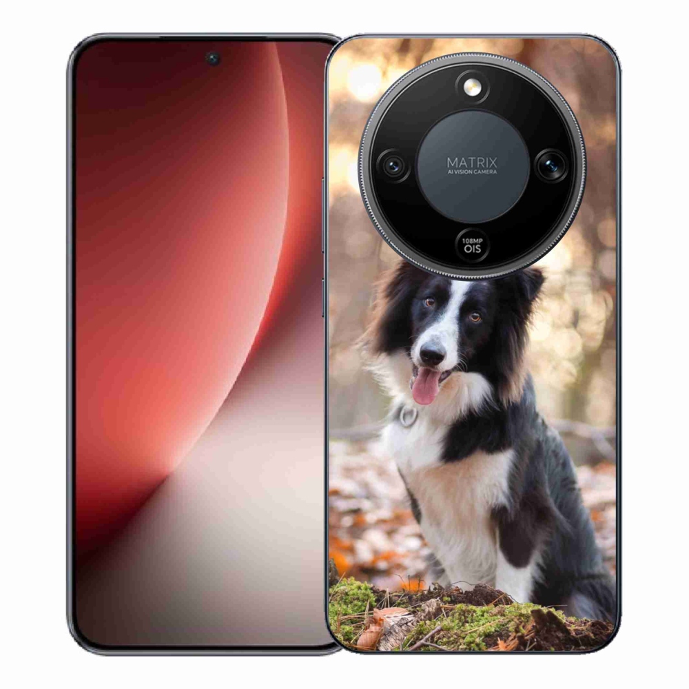 Gél borító mmCase a Honor Magic 8 Lite 5G számára - border colie 1