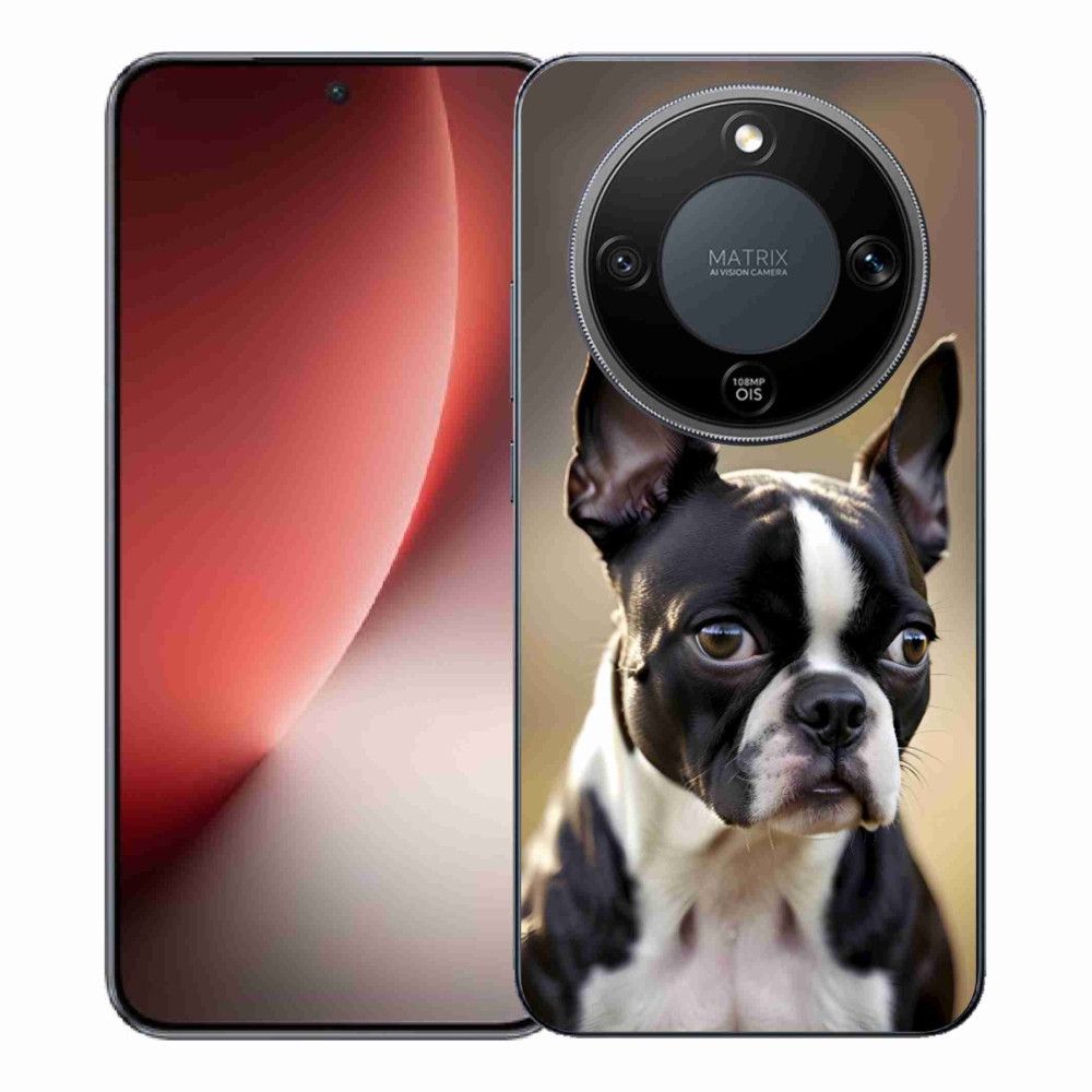 mmCase gél tok az Honor Magic 8 Lite 5G-hez – bostoni terrier