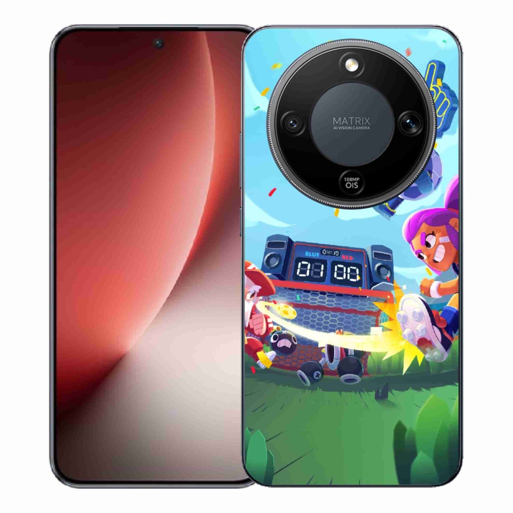 Gél borítás mmCase a Honor Magic 8 Lite 5G számára - verekedés csillagok 1