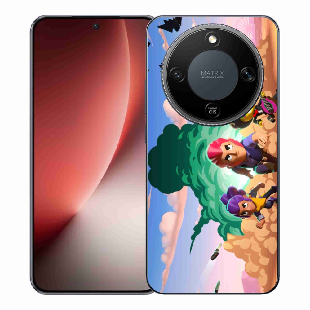 Gél borítás mmCase a Honor Magic 8 Lite 5G számára - verekedés csillagok