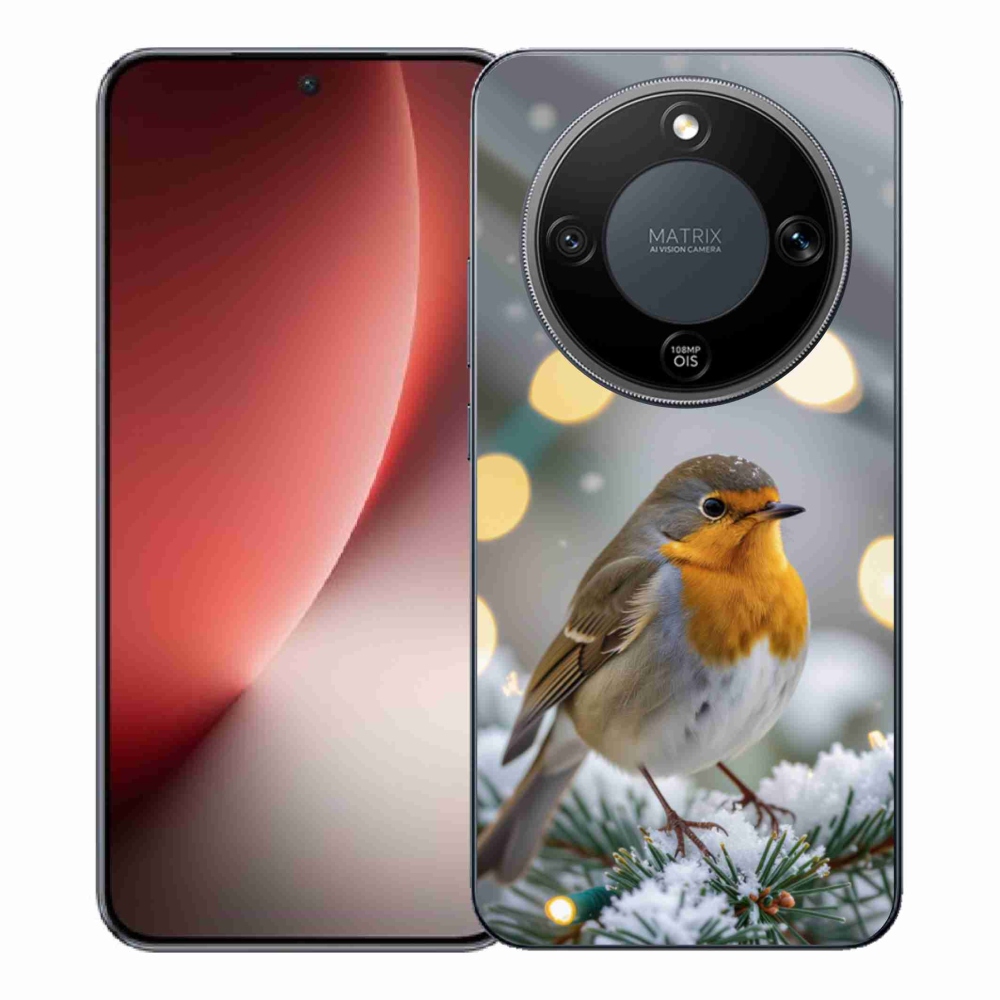mmCase gél tok az Honor Magic 8 Lite 5G-hez – téli vörös