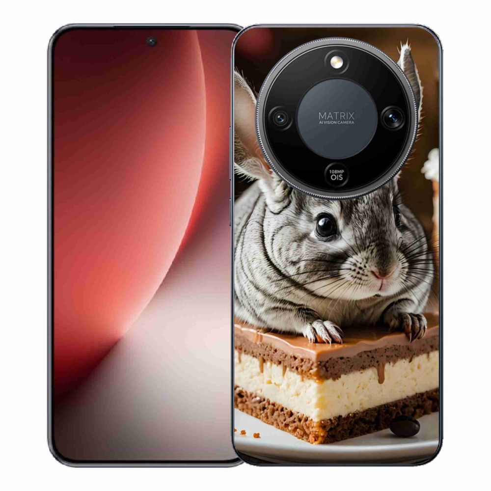 Zselés borítás mmCase a Honor Magic 8 Lite 5G készülékhez - csincsilla