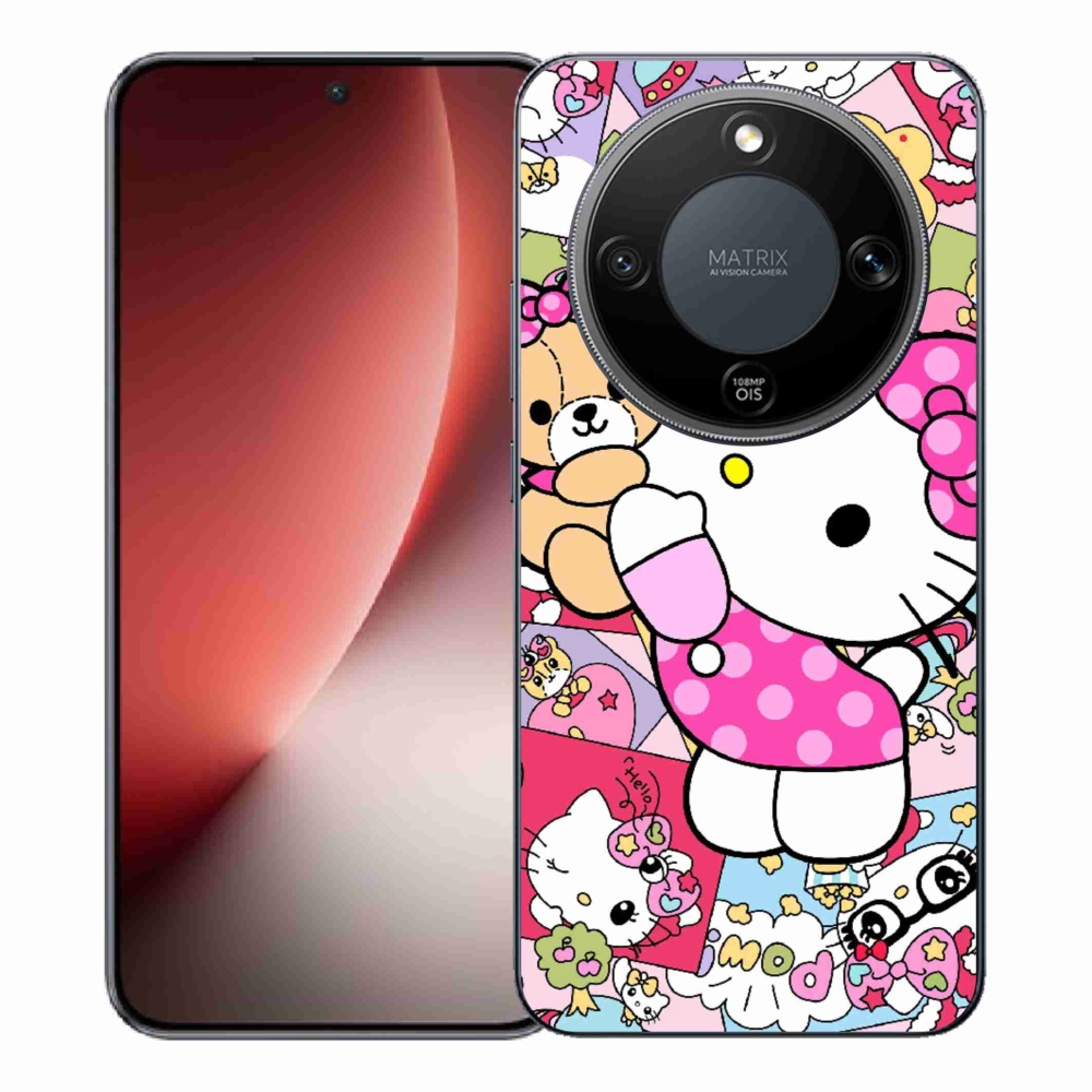 mmCase géltok az Honor Magic 8 Lite 5G-hez – aranyos cica