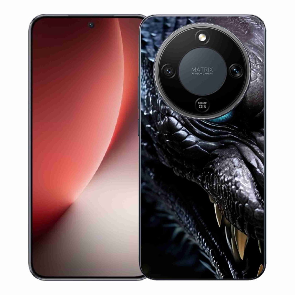 mmCase géltok az Honor Magic 8 Lite 5G-hez – sárkányos mintázat