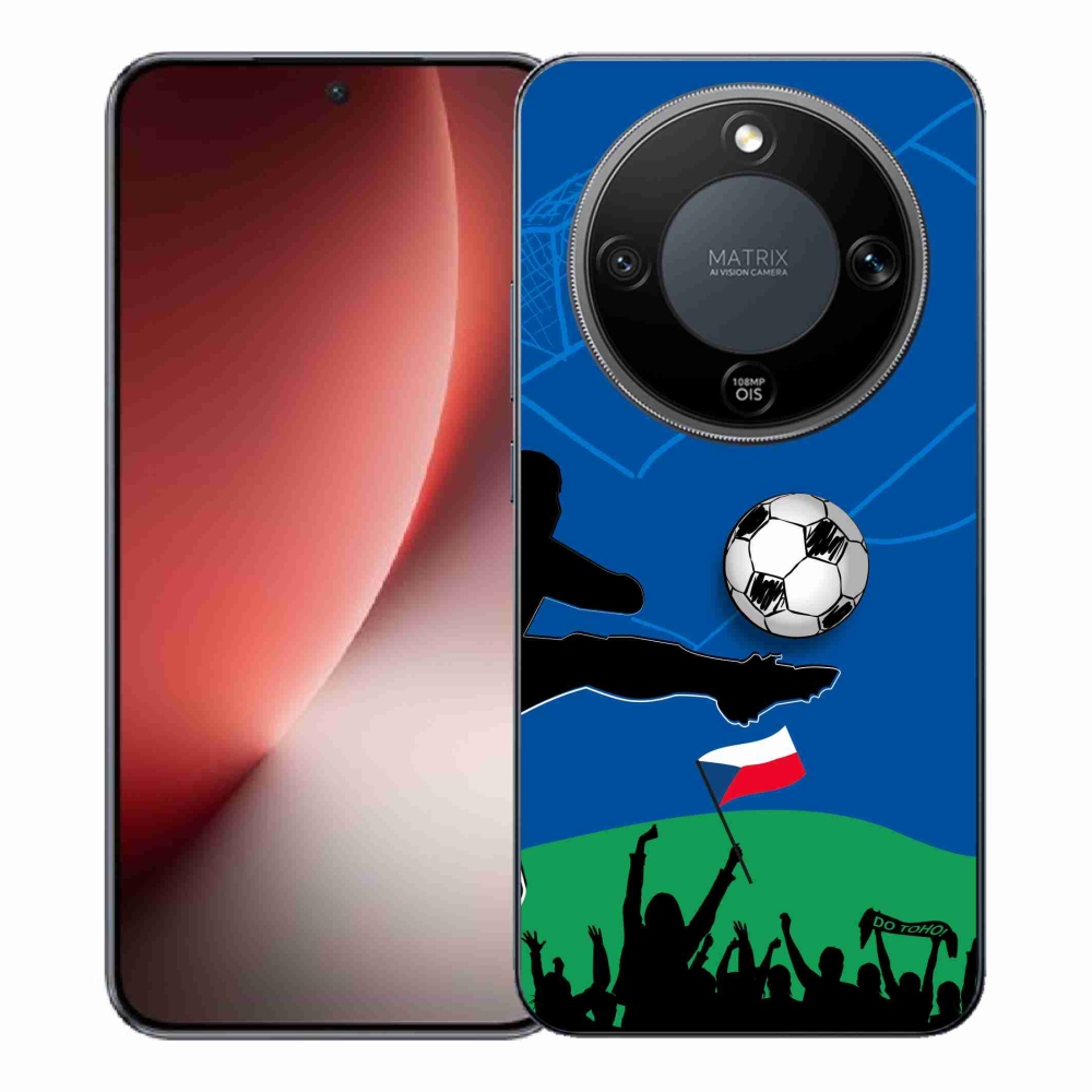Gél borítás mmCase a Honor Magic 8 Lite 5G számára - futballszurkolóknak