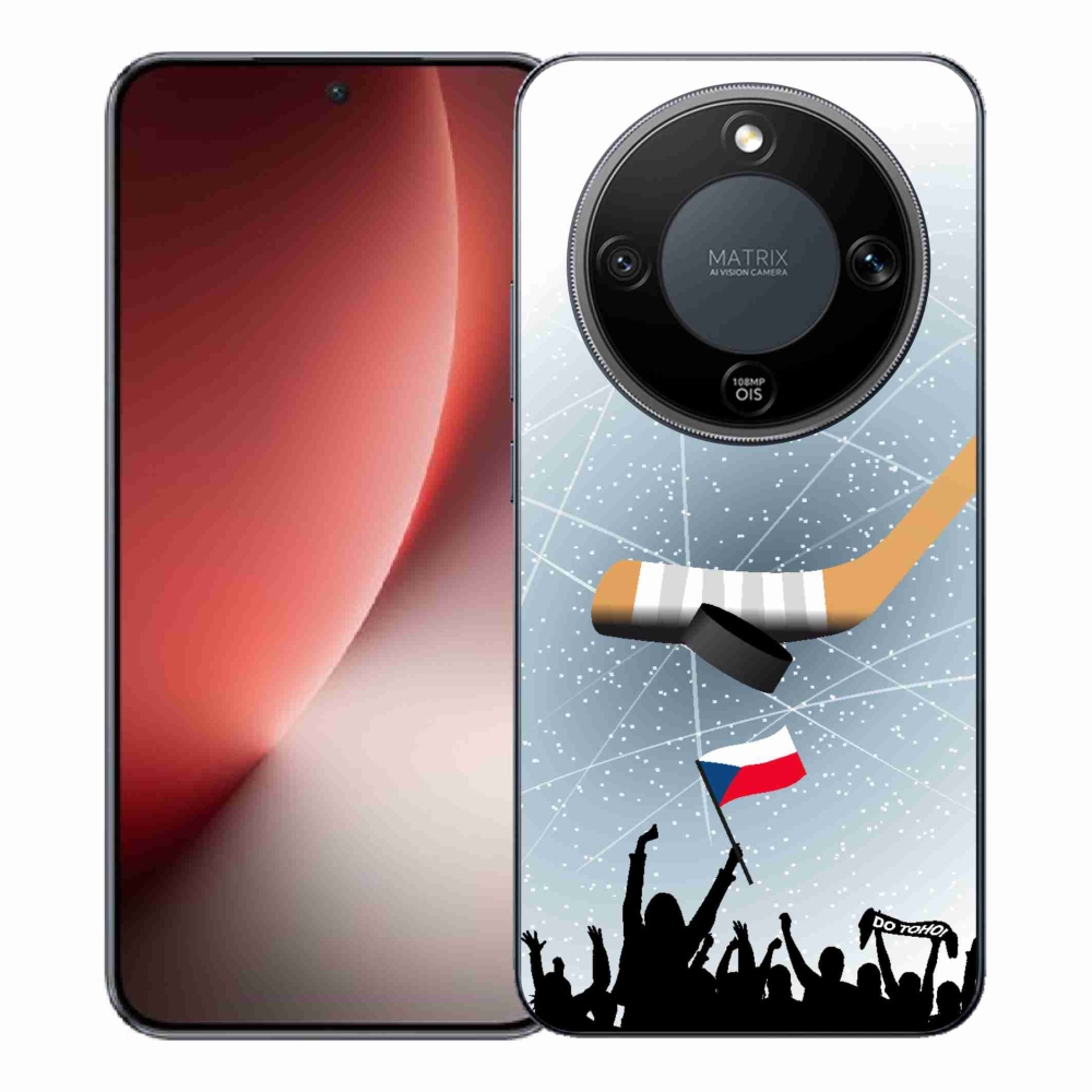 Zselés borítás mmCase a Honor Magic 8 Lite 5G számára - hoki rajongóknak