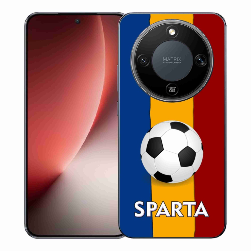 Zselés borítás mmCase a Honor Magic 8 Lite 5G számára - futball 1