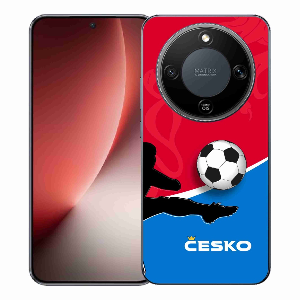 Gél borítás mmCase a Honor Magic 8 Lite 5G-hez - futball Csehország 2